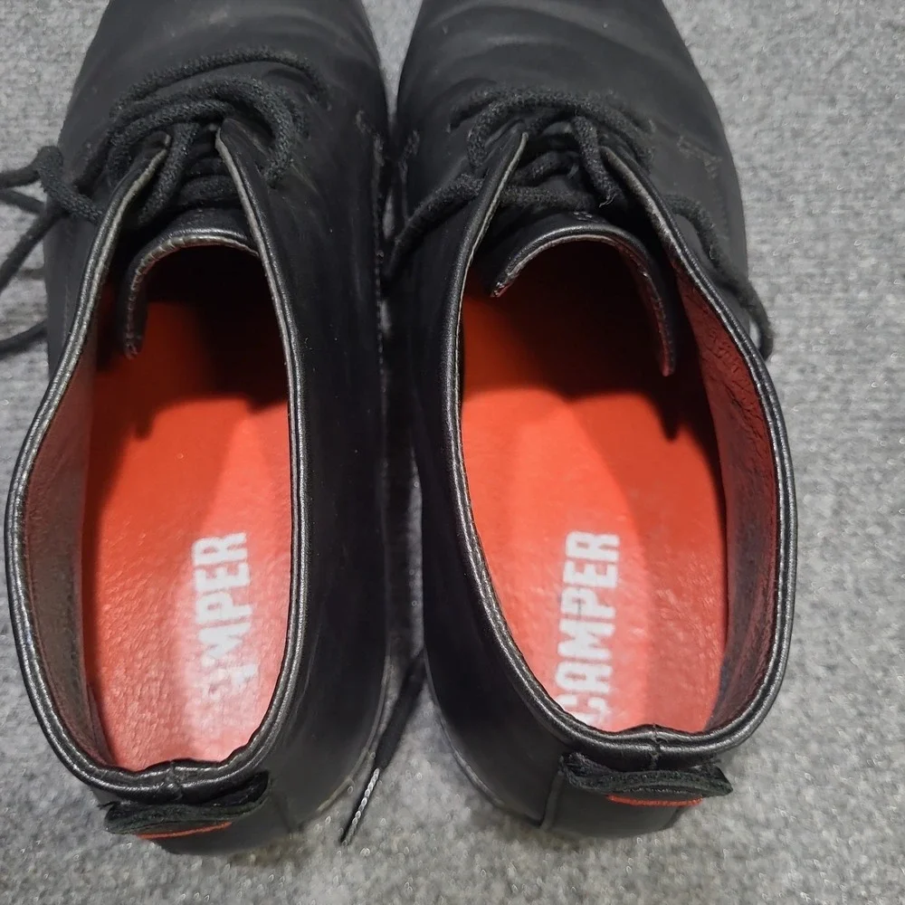 Camper black leather